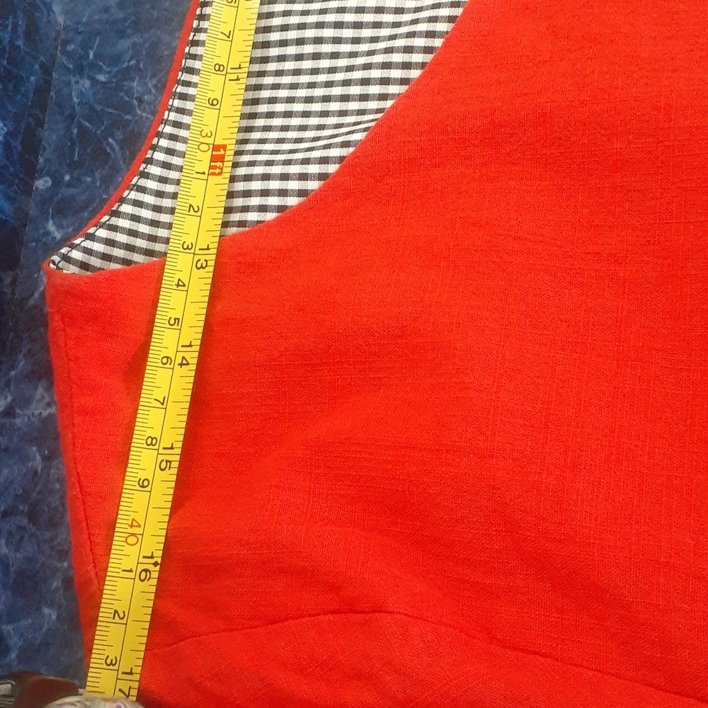 GraciLA Red black & white HEM top Tunic size XL - Picture 12 of 14